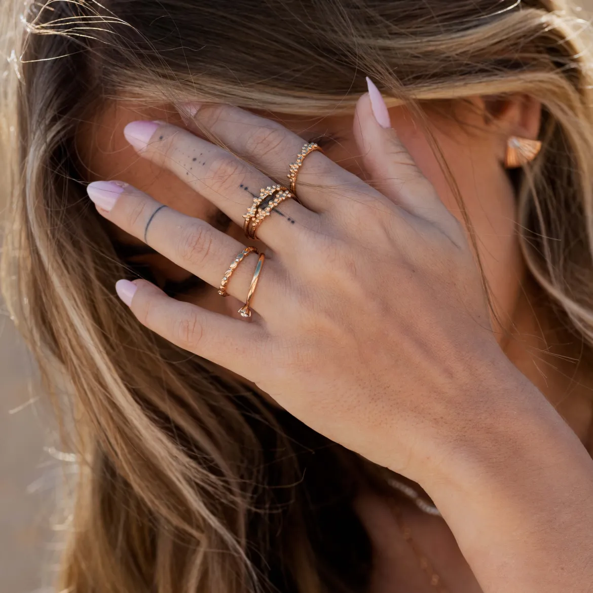 Tiny Romance Ring Roségold