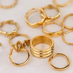 Trio Stack Ring Silber