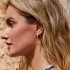 Twisted Hoops Large Gold