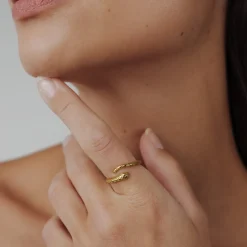 Vipers Ring Gold