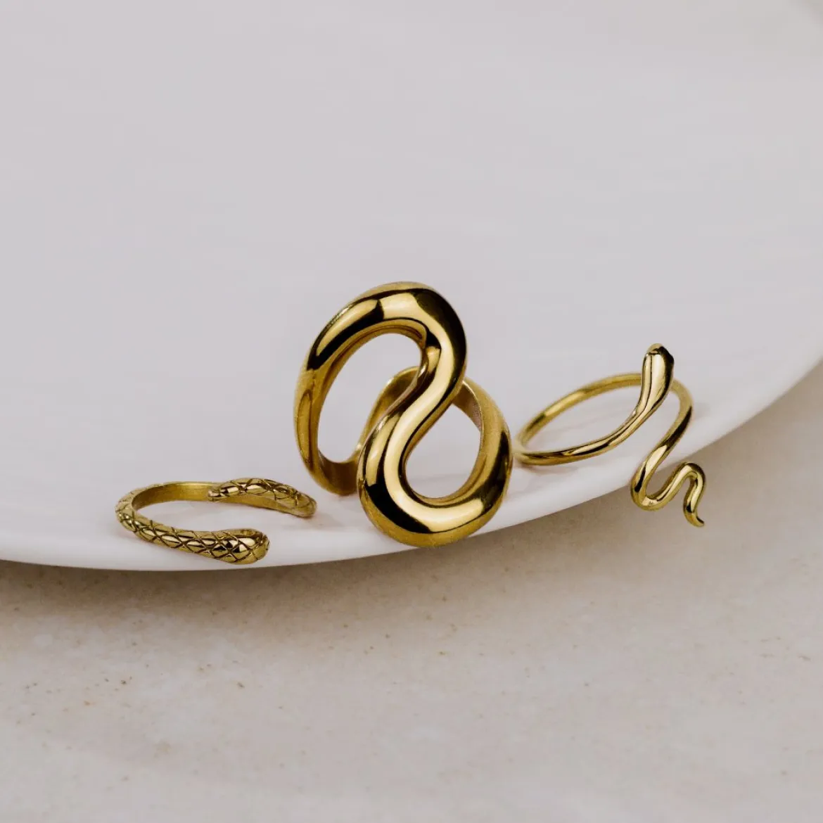Vipers Ring Roségold