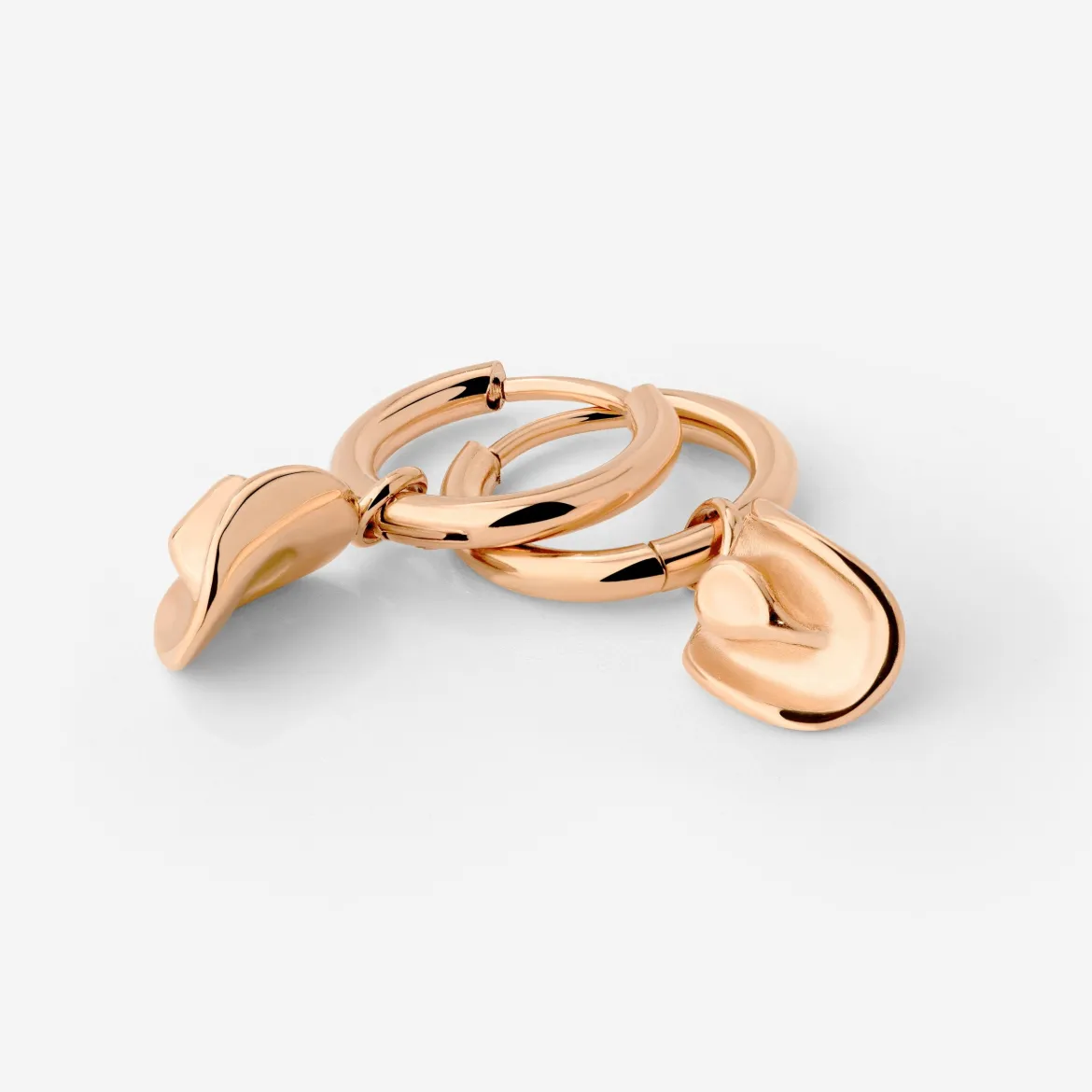 Yeehaw Hoop Set Small Roségold