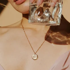 Zodiac Necklace – Aquarius / Wassermann Roségold