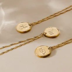 Zodiac Necklace – Cancer / Krebs Roségold