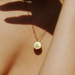 Zodiac Necklace – Capricorn / Steinbock Gold