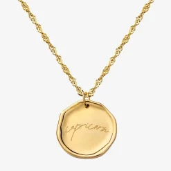 Zodiac Necklace – Capricorn / Steinbock Gold