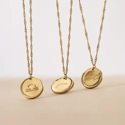 Zodiac Necklace – Gemini / Zwilling Silber