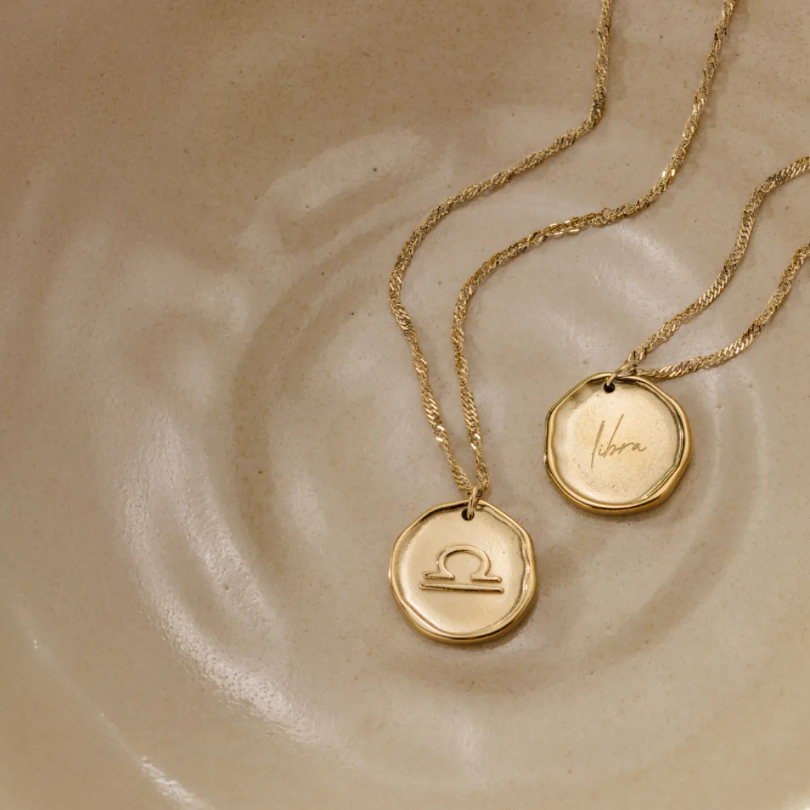 Zodiac Necklace – Libra / Waage Roségold