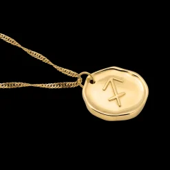 Zodiac Necklace – Sagittarius / Schütze Gold