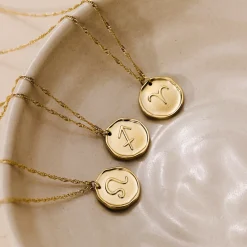 Zodiac Necklace – Sagittarius / Schütze Gold