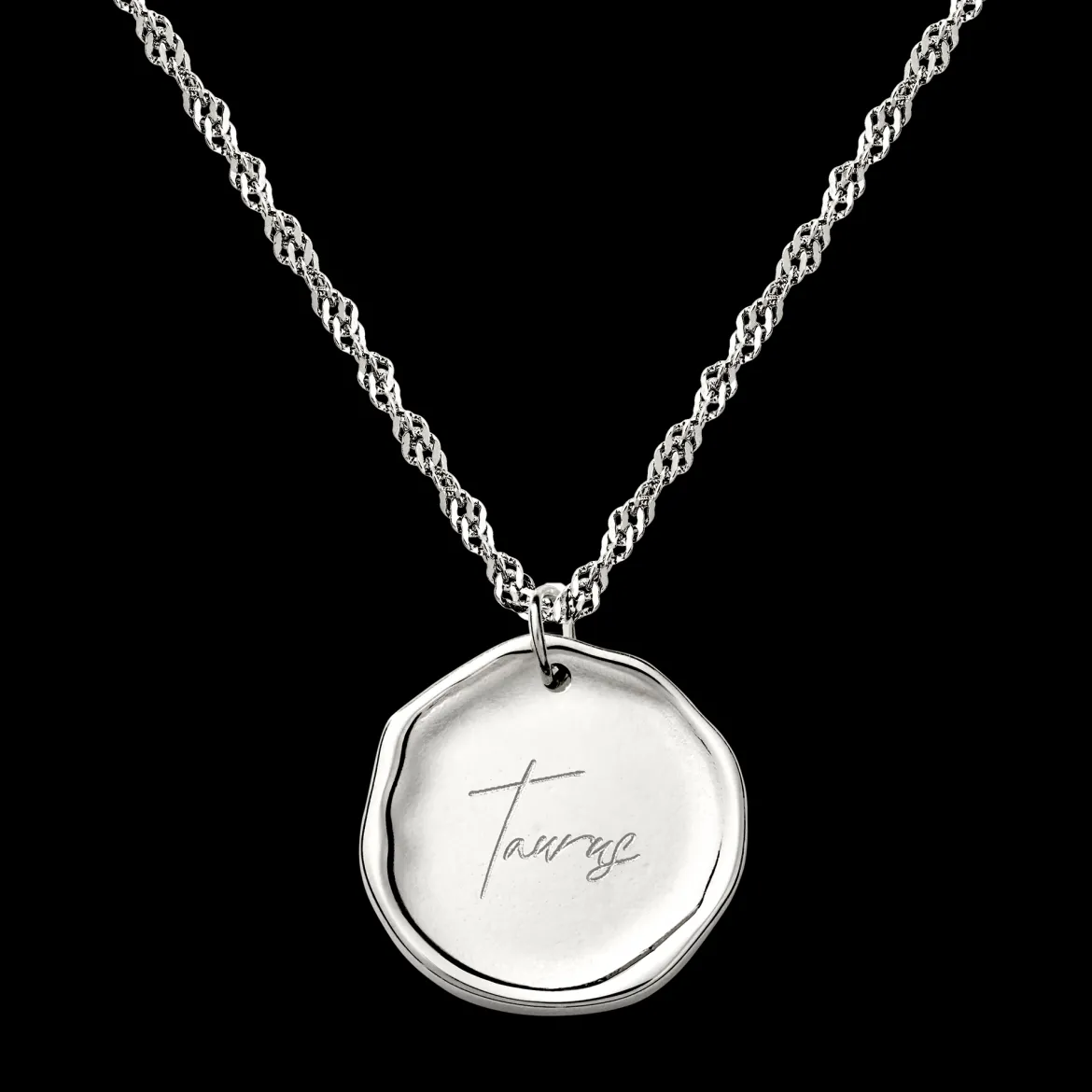 Zodiac Necklace – Taurus / Stier Silber