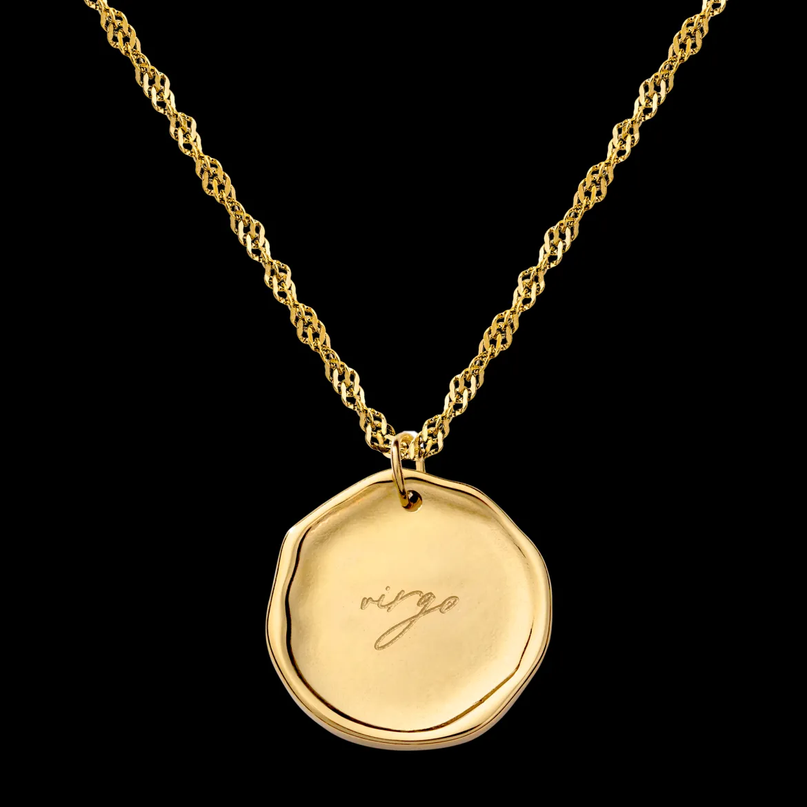 Zodiac Necklace Gold - Steinbock
