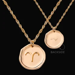 Zodiac Necklace Roségold - Steinbock